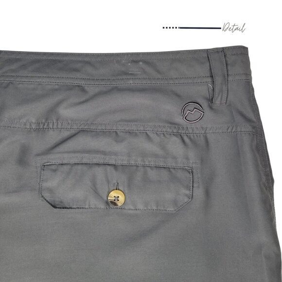 MAGELLAN OUTDOOR GREY CARGO SHORT FOR MEN - Picture 3 of 9